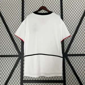 Camiseta retro blanca Manchester United 2002-2003 dorsal