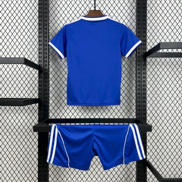 Conjunto Real Madrid niño 2025-2026 Azul dorsal
