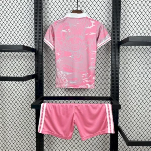 Conjunto Real Madrid niño 203-2024 rosa dorsal