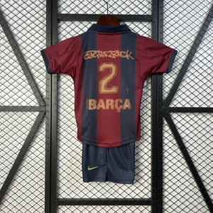 Conjunto niño FC Barcelona 2025-2026 Travis Scott dorsal
