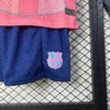 Conjunto niño FC Barcelona rosa 2025-2026 escudo abajo