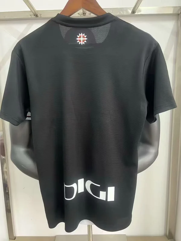 Nueva camiseta Athletic Bilbao negra 2025-2026 dorsal