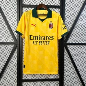 Camiseta AC Milan amarilla 2025-2026