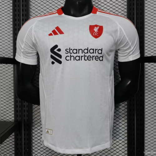 Camiseta Blanca Liverpool 2025-2026