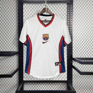 Camiseta Blanca retro FC Barcelona 1998-1999
