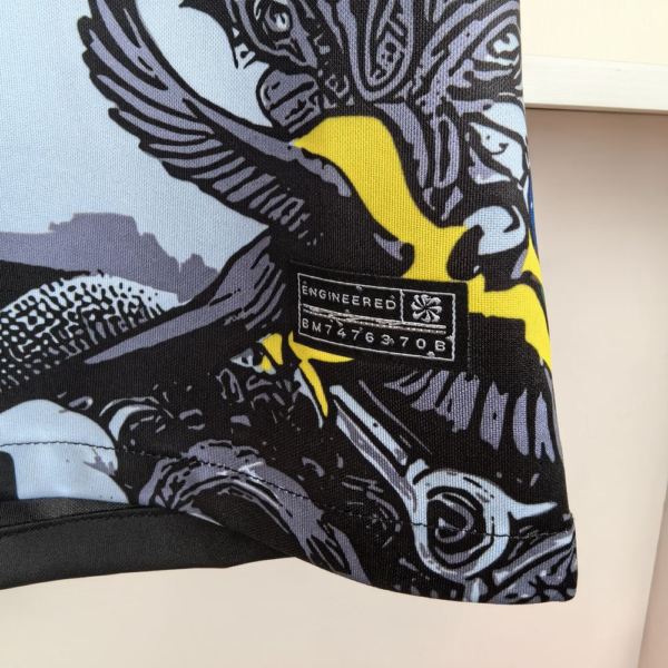 Camiseta Brasil Cristo Redentor 2024 negra etiqueta