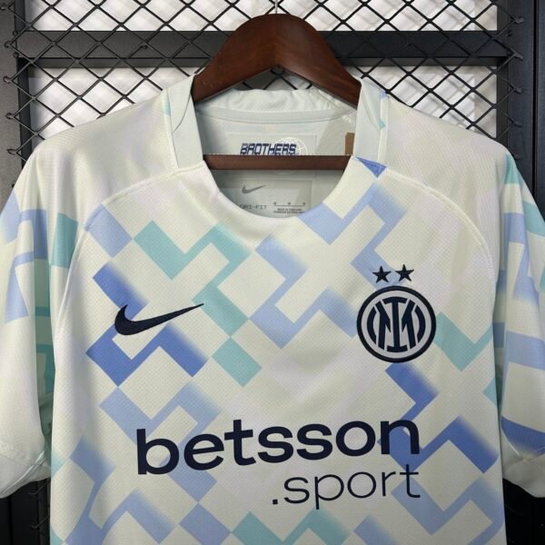 Camiseta Inter Milan Blanca 2025-2026 cuello