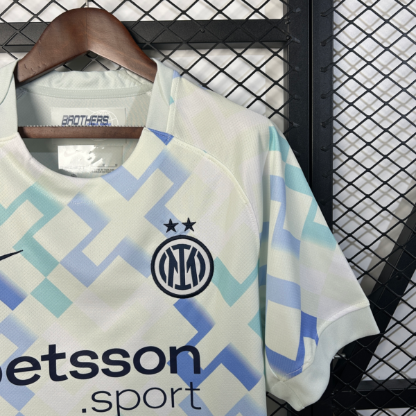 Camiseta Inter Milan Blanca 2025-2026 manga