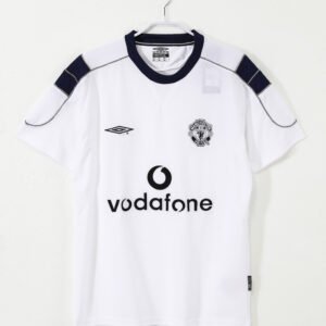 Camiseta Manchester United blanca 2000-2001