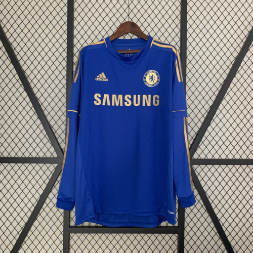 Camiseta Retro Chelsea 2012-2013 Manga larga