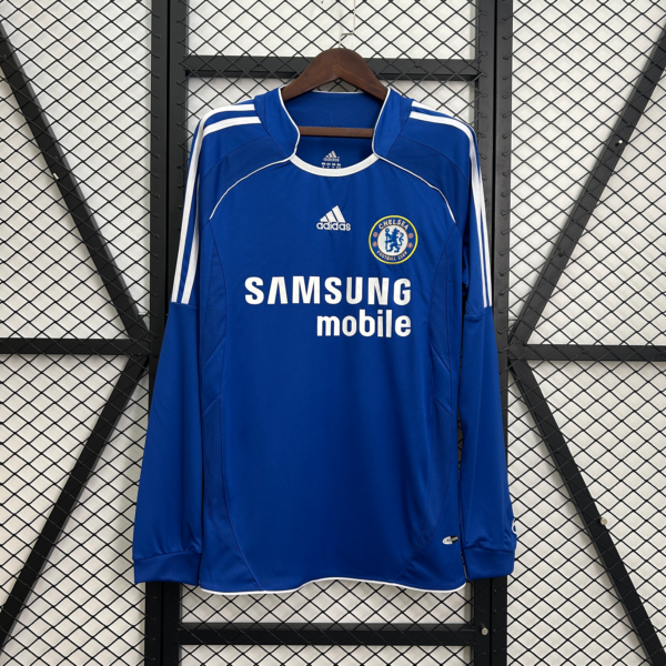 Camiseta Retro Chelsea 206-2007 Manga larga