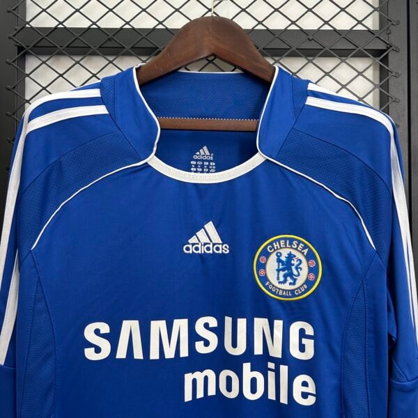 Camiseta Retro Chelsea 206-2007 Manga larga cuello