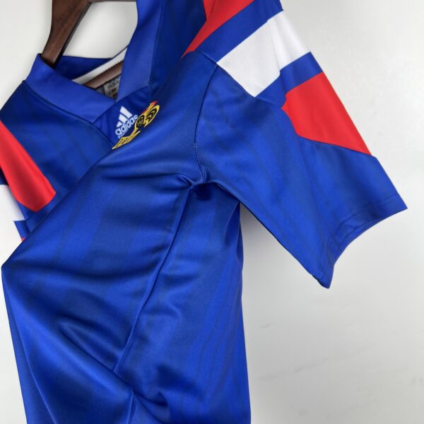 Camiseta Retro Francia 1992-1994 Jean Pierre lateral