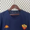 Camiseta Retro Roma 2000-2001 Azul cuello