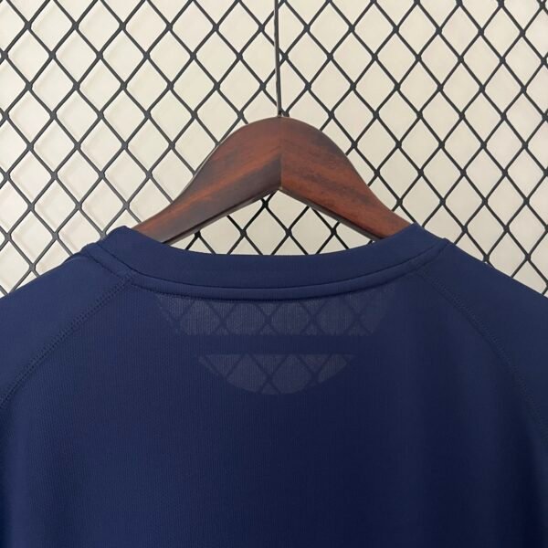 Camiseta Retro Roma 2000-2001 Azul cuello posterior