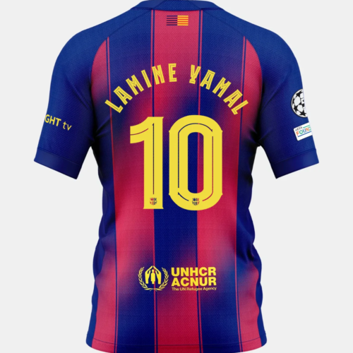 Camiseta Yamal 10 FC Barcelona 2025-2026 dorsal
