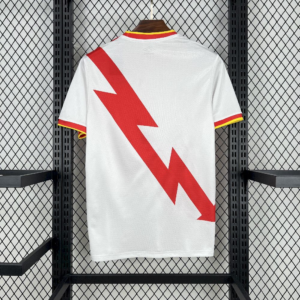 Camiseta blanca Rayo Vallecano 2025-2026 dorsal
