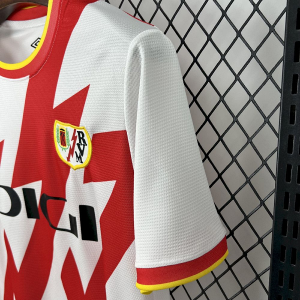 Camiseta blanca Rayo Vallecano 2025-2026 manga