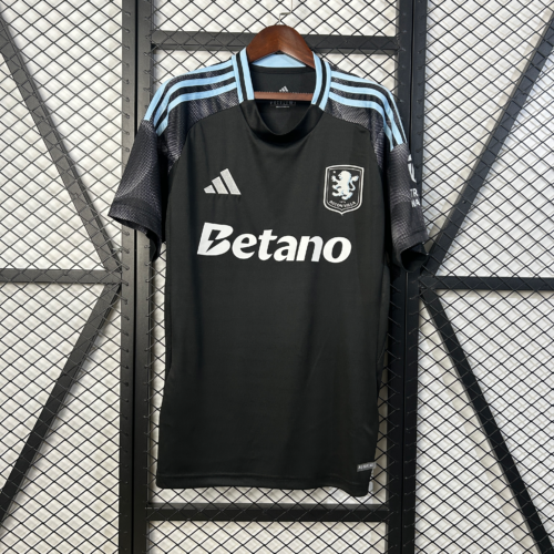 Camiseta negra Aston Villa 2025-2026