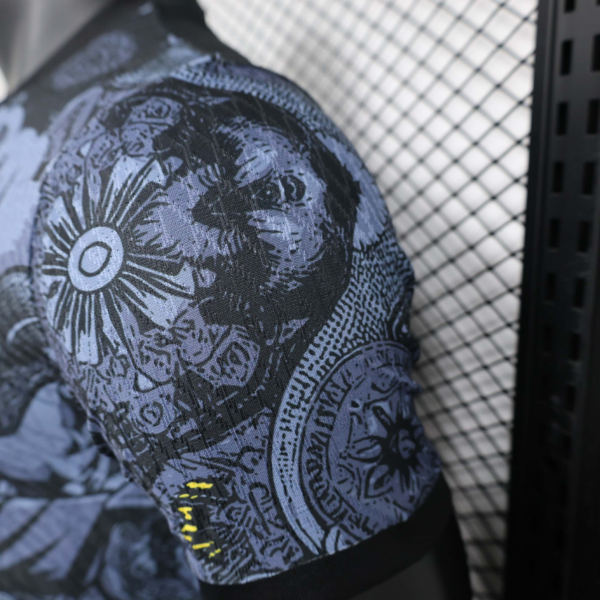 Camiseta negra Brasil Cristo Redentor 2024 manga