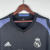 Camiseta negra Real Madrid 2016-2017 manga larga cuello