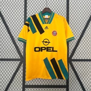 Camiseta retro Bayern Munich amarilla 1993-1995
