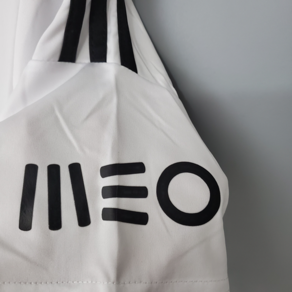 Camiseta retro Benfica negro-blanco 2013-2014 manga