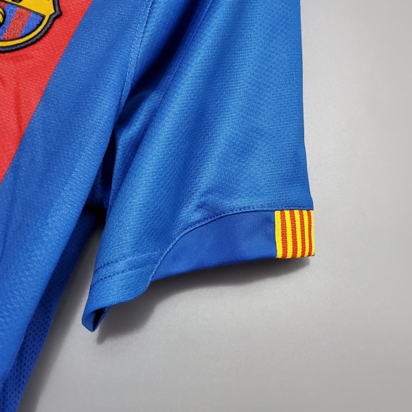 Camiseta retro FC Barcelona Messi 2006-2007 manga
