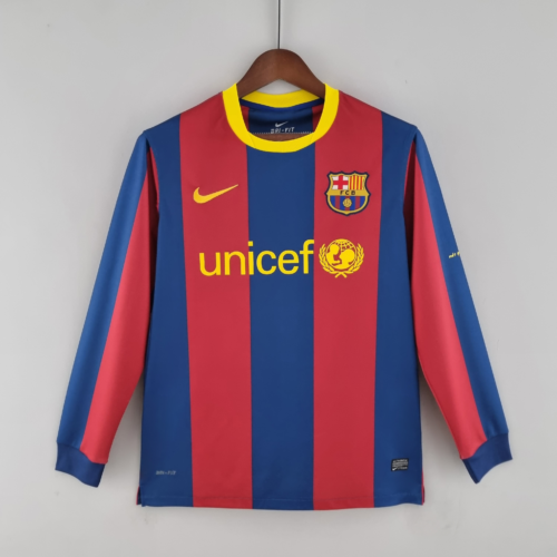 Camiseta retro FC Barcelona manga larga 2010-2011