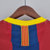 Camiseta retro FC Barcelona manga larga 2010-2011 cuello anterior