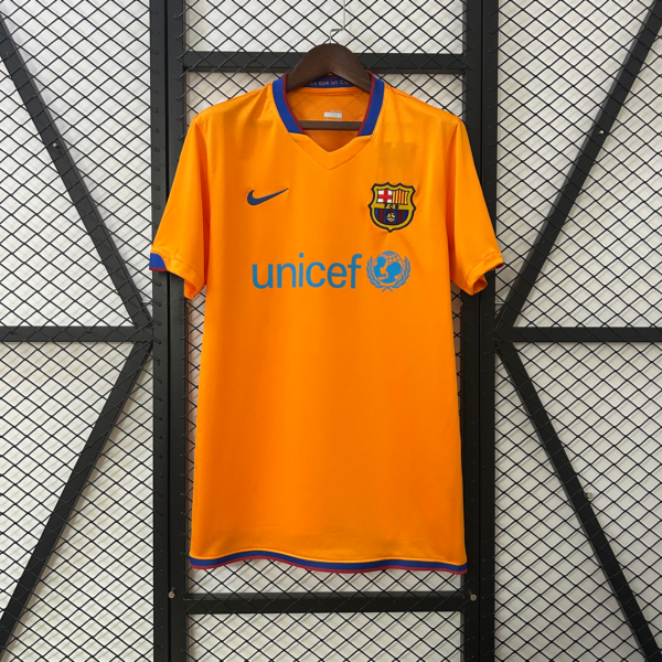 Camiseta retro FC Barcelona naranja 2006-2007