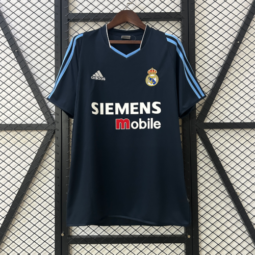 Camiseta retro Real Madrid Azul 2003-2004