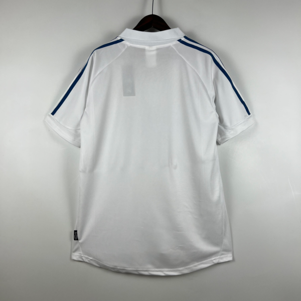 Camiseta retro Real Madrid Blanca 2001-2002 dorsal