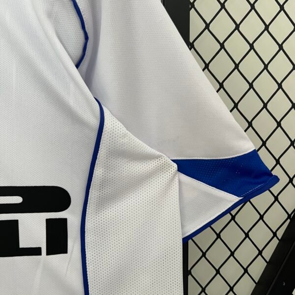 Camiseta retro blanca Inter Milan 2004-2005 manga