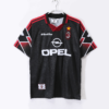 Camiseta retro negra AC Milan 1997-1998