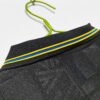 Camiseta retro negra Manchester United manga larga 1993-1994 cuello anterior