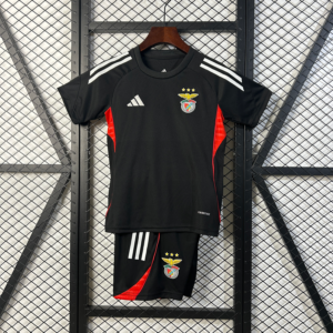 Conjunto Niño Benfica 2025-2026 Negro Equipación Entrenamiento