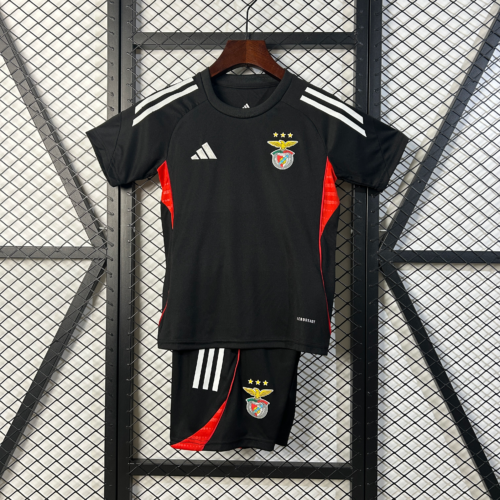 Conjunto Niño Benfica 2025-2026 Negro Equipación Entrenamiento