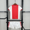 Conjunto niño Ajax rojo-blanco 2025-2026 dorsal