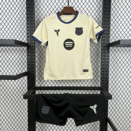 Conjunto niño FC Barcelona Beige 2025-2026