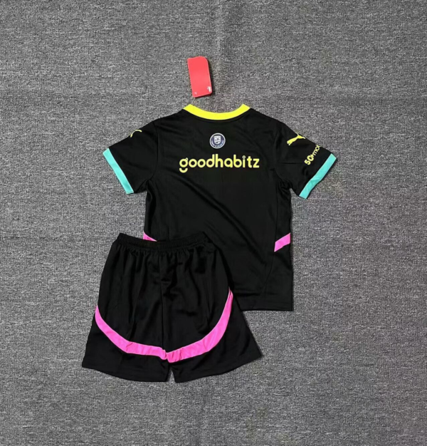 Conjunto niño negro PSV 2024-2025 dorsal