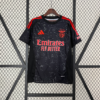 Camiseta Benfica 2024-2025 Negra Segunda Equipación Versión Fan