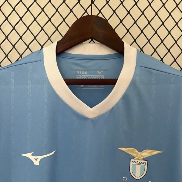 Camiseta Lazio 2024-2025 Aniversario 50º celeste cuello