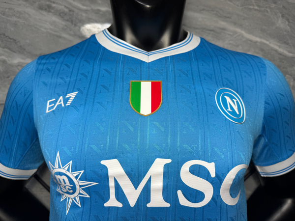 Camiseta Napoli Kevin De Bruyne 2025-2026 cuello