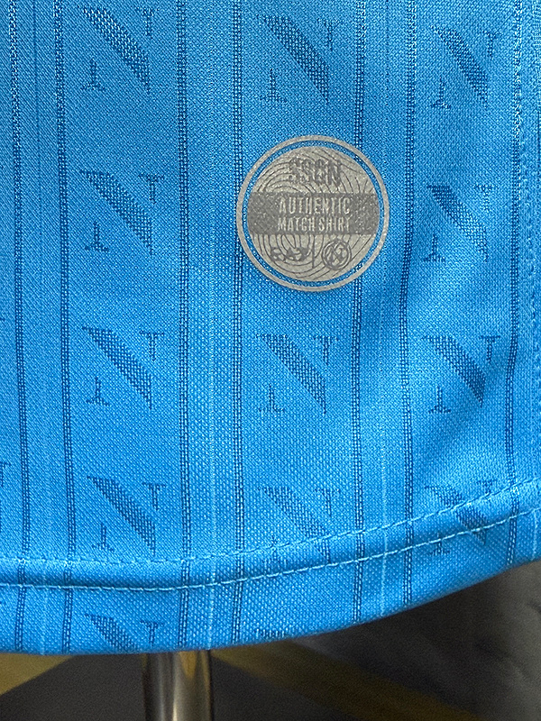 Camiseta Napoli Kevin De Bruyne 2025-2026 etiqueta