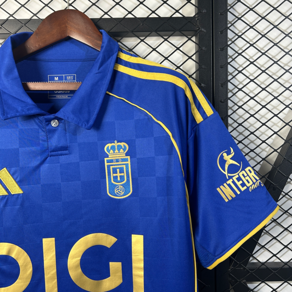 Camiseta Real Oviedo azul 2025-2026 manga