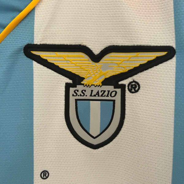 Camiseta Retro Lazio 1999-2000 albiceleste escudo