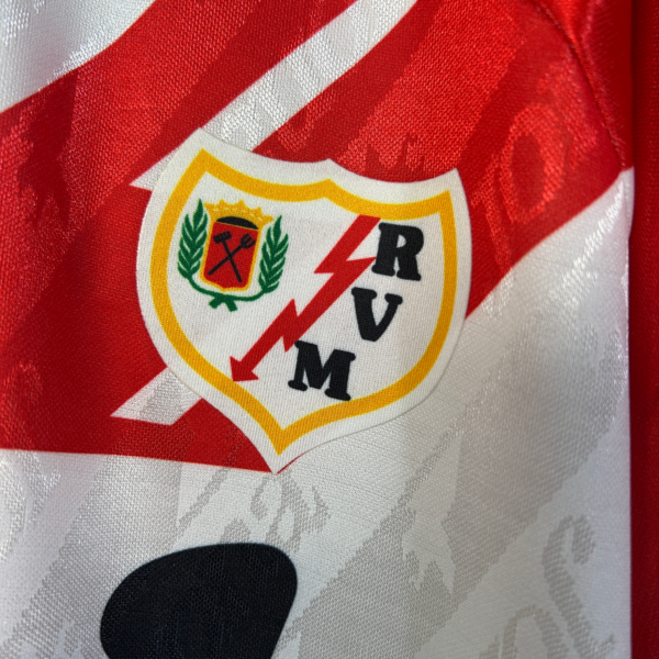 Camiseta Retro Rayo Vallecano 1994-1995 Dhul escudo