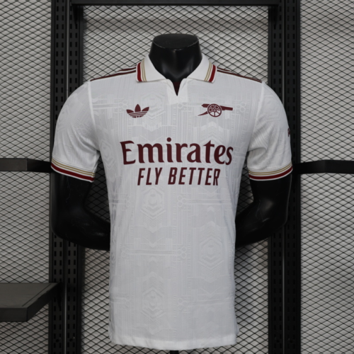 Camiseta blanca Arsenal 2025-2026