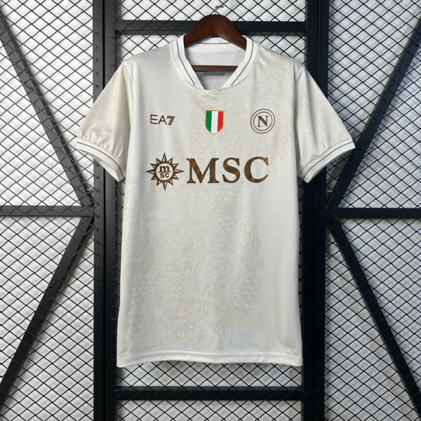 Camiseta blanca Napoli 2025-2026